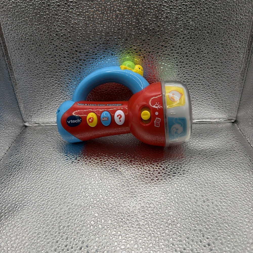 VTech Spin & Learn Color‎ Kids Flashlight Musical & Lights Colors Works Tested